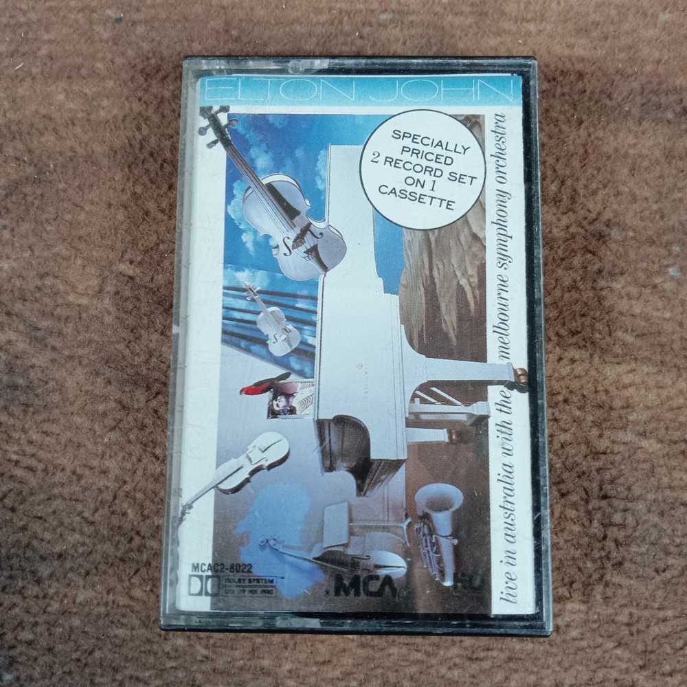 Elton John Live in Australia with the Melbourne Symphony Orchestra Cassette MCA2